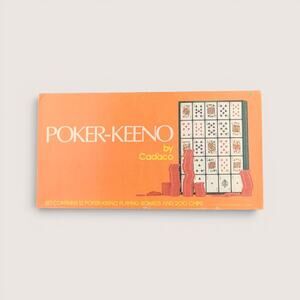 1970s Cadaco Poker Keeno Game